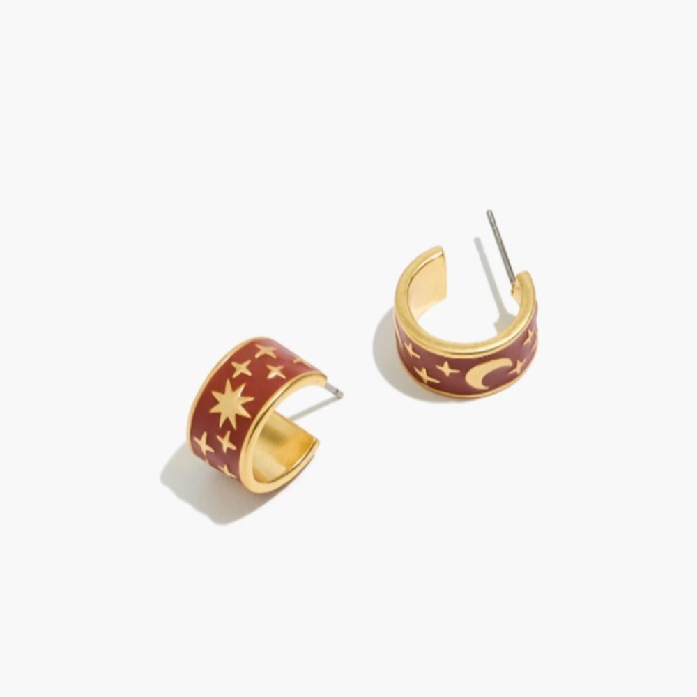 Madewell | Nightsky Huggie Hoop Earrings